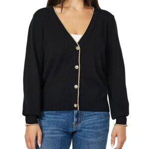 Scotch & Soda Amsterdam Women's Cardigan - M - Black Color -Button V-Neck - NWT!